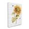 Stupell Industries Rustic Sunflower Floral Roaming Honey Bee Insect Canvas Wall Art